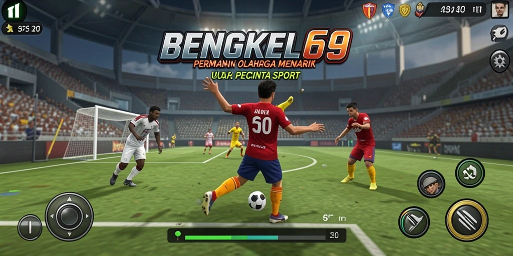 Screenshot gameplay BENGKEL69 menunjukkan aksi olahraga seru yang mendebarkan.