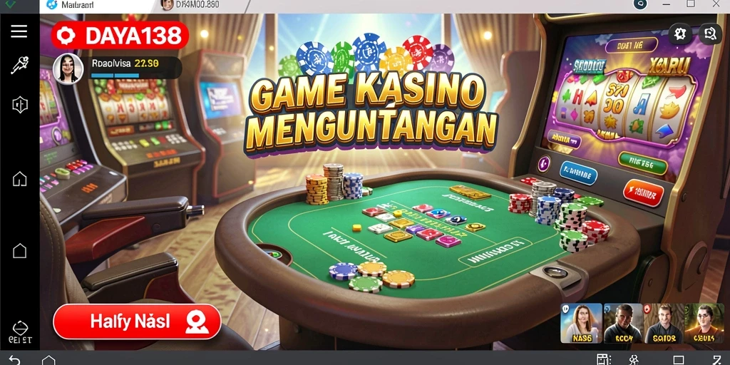 Tampilan gameplay menarik dari game Kasino DAYA138.