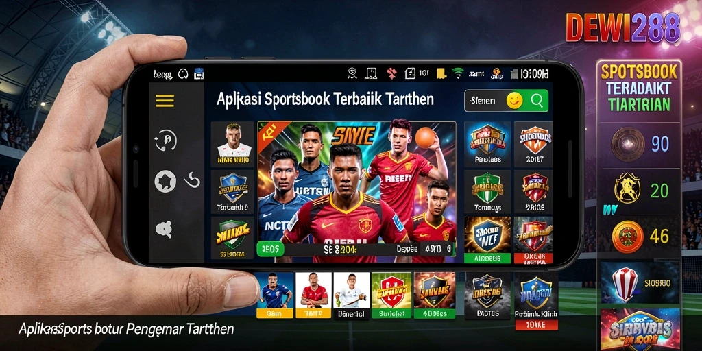 Tampilan menarik gameplay Sportsbook DEWI288 yang interaktif.