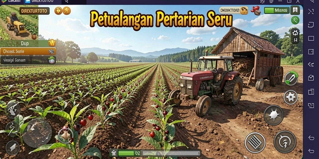 Gameplay Farming yang seru dan menyenangkan di DIREKTURTOTO.
