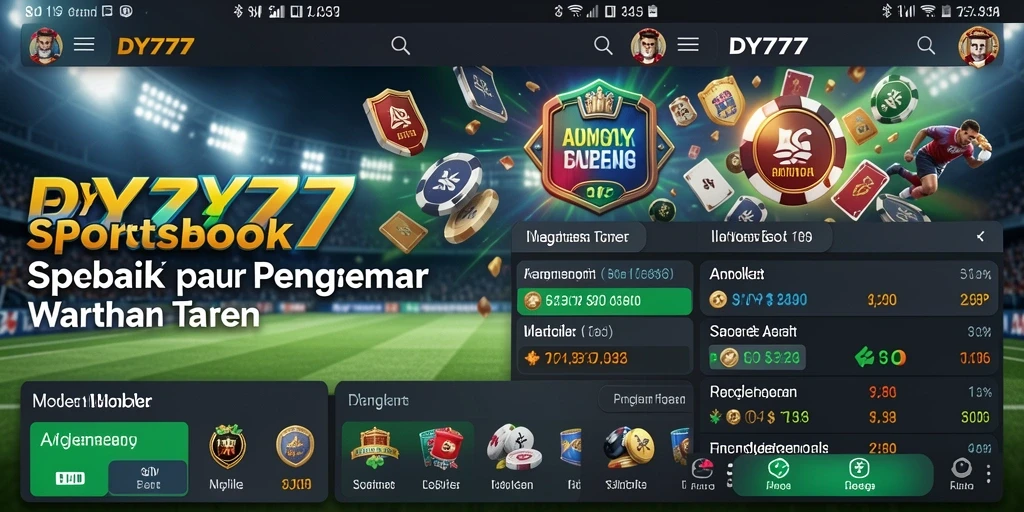 Tampilan gameplay menarik dari aplikasi Sportsbook DY777.