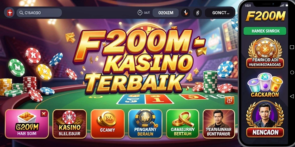 Gameplay menarik F200M dengan fitur kasino yang mengasyikkan.