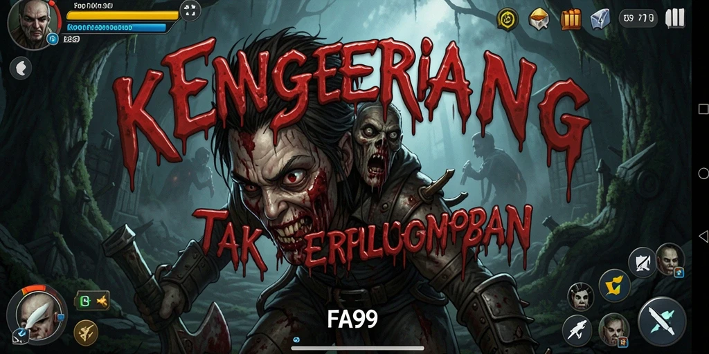 Screenshot menampilkan aksi mendebarkan dalam game FA99 yang menakutkan.