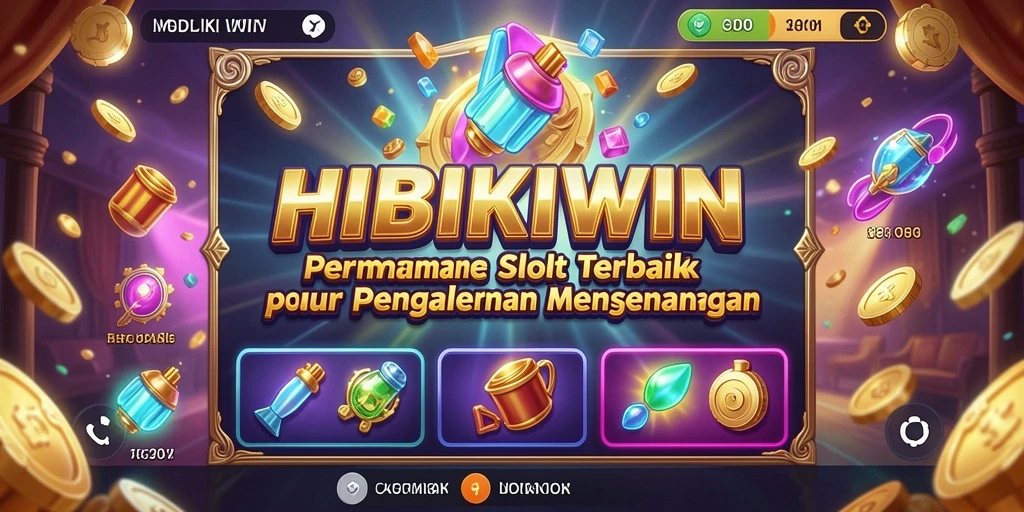 Tampilan gameplay HIBIKIWIN yang mengasyikkan dan penuh warna.