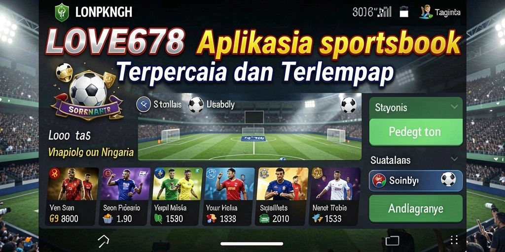 Tampilan gameplay Sportsbook yang menarik dan interaktif di LOVE678.