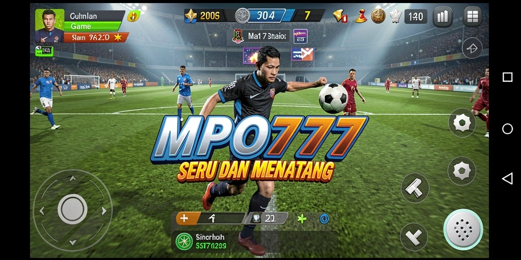 Screenshot MPO777 yang menampilkan aksi seru dalam gameplay olahraga.