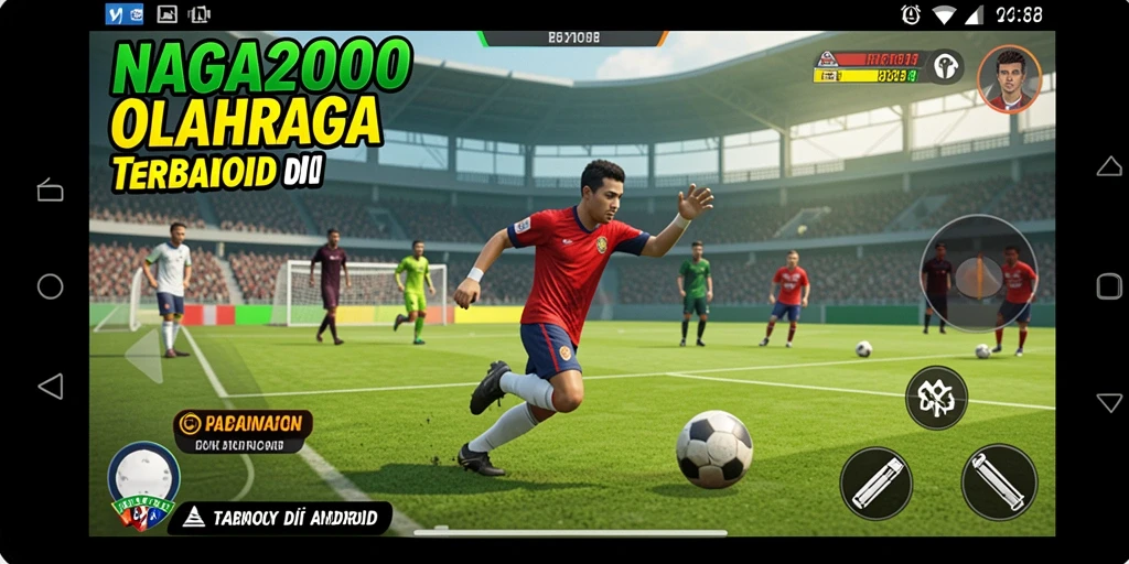 Tampilan grafik dan gameplay olahraga yang realistis di NAGA2000.