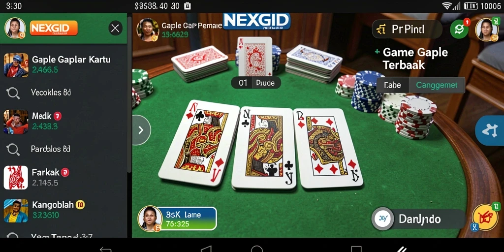 Tampilan gameplay NEXGID yang menarik dan interaktif.