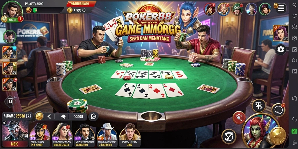 Gameplay POKER88 menampilkan petualangan seru dalam dunia MMORPG.