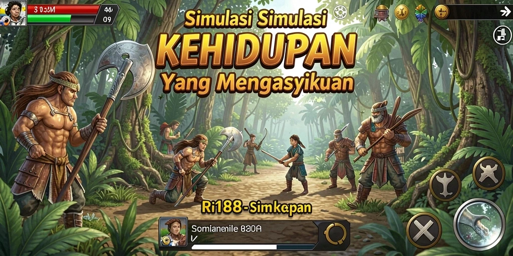 Tampilan gameplay <strong>RI188</strong> yang menunjukkan interaksi karakter yang menarik.