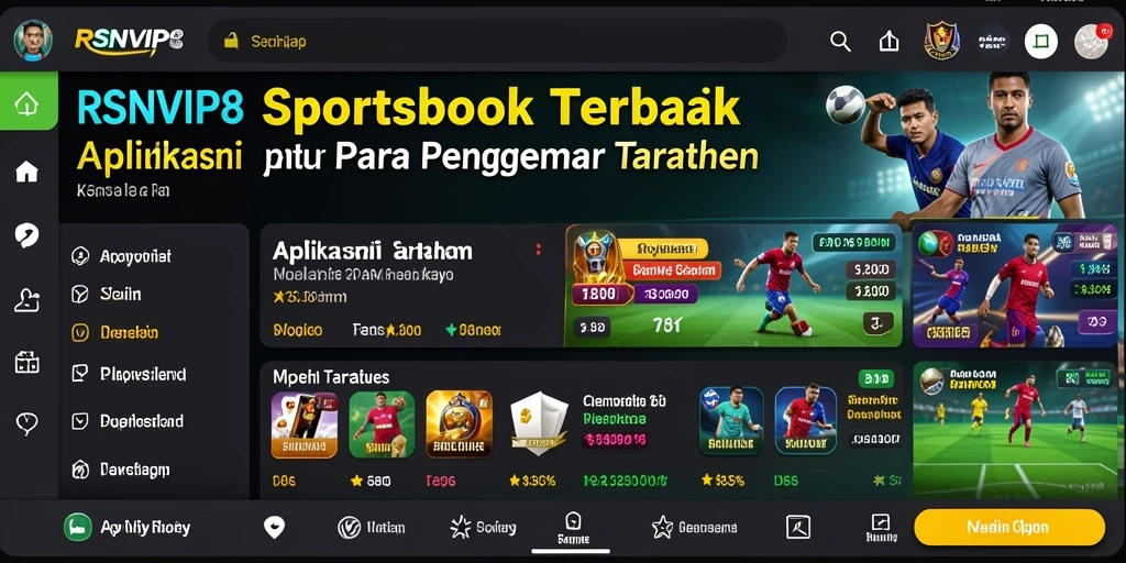 Tampilan gameplay aplikasi Sportsbook RSNVIP8 yang menarik.