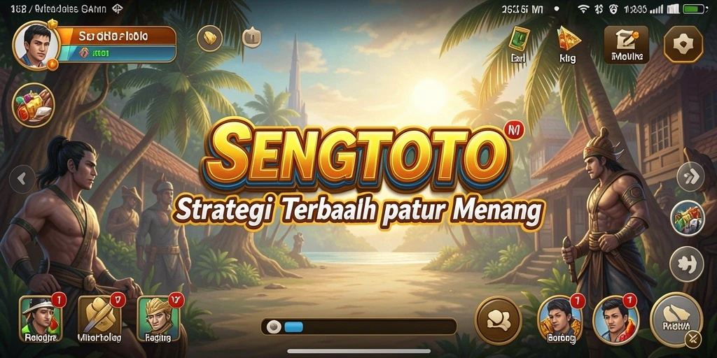 Tampilan menegangkan dalam gameplay SENGTOTO yang penuh strategi.