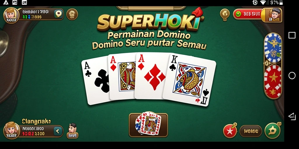 Tampilan gameplay SUPERHOKI yang memikat dan seru.