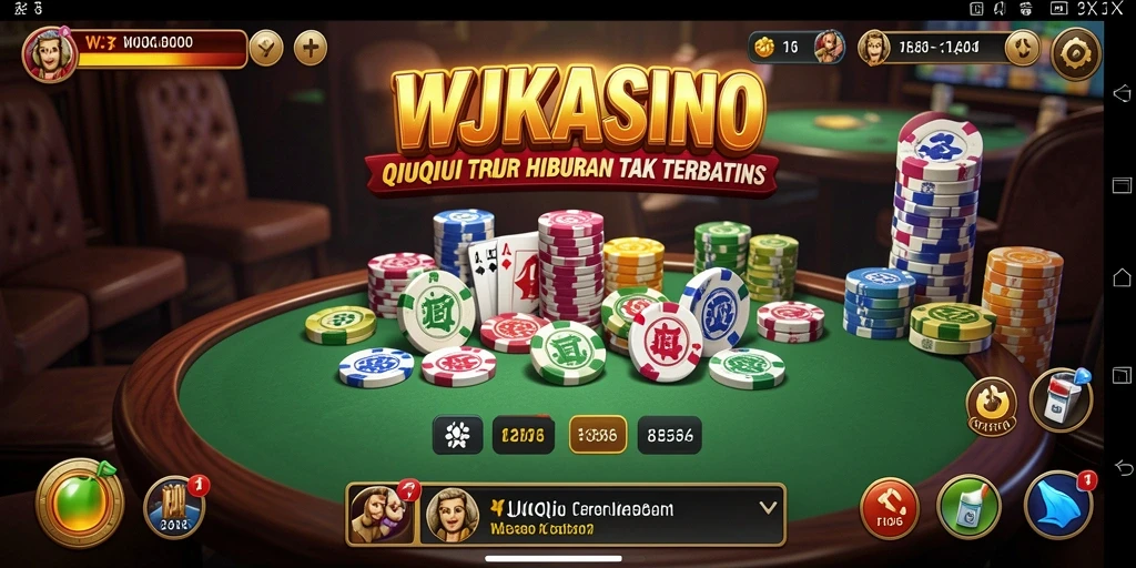 Screenshot utama WJKASINO dengan gameplay QiuQiu yang seru.