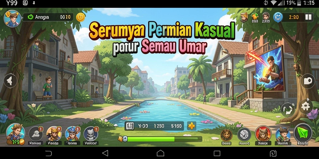 Screenshot gameplay Y89 menunjukkan aksi seru dalam permainan kasual.